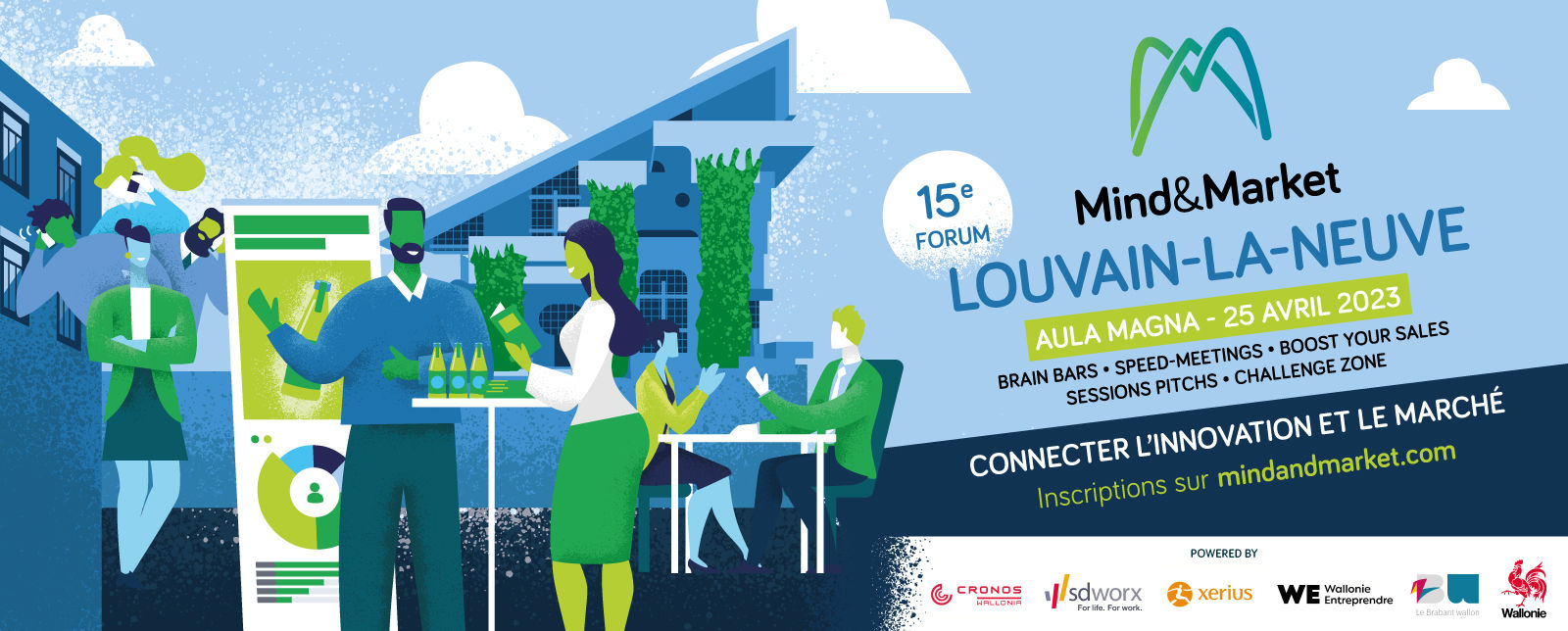 Forum Mind Market Louvain La Neuve 15e dition le 25 avril